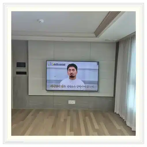 벽걸이TV 설치 참고 이미지 15-27 두 번째 사진