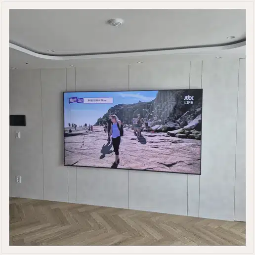 벽걸이TV 설치 참고 이미지 15-38 두 번째 사진