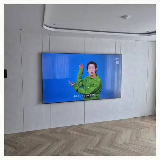 벽걸이TV 설치 참고 이미지 15-70 두 번째 사진